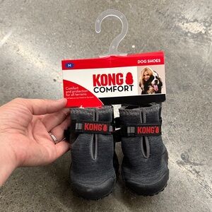 KONG Comfort Dog Shoes in Black and Red